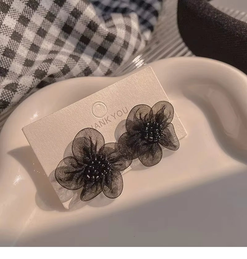 Spring-Summer Enamel Flower Earrings