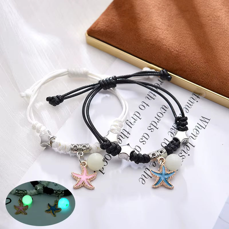 Set of 2 Luminous Bracelets for Couples