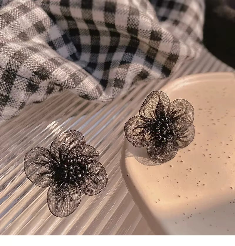 Spring-Summer Enamel Flower Earrings