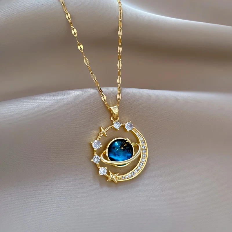 Sun and Moon Couple Necklace