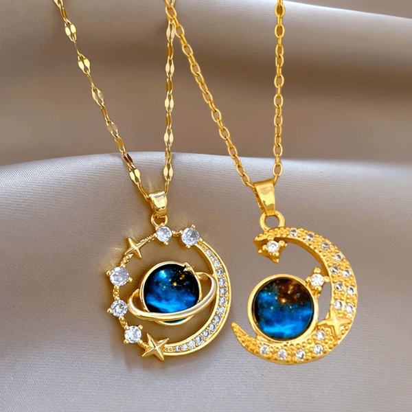 Collar Sol y Luna para Parejas