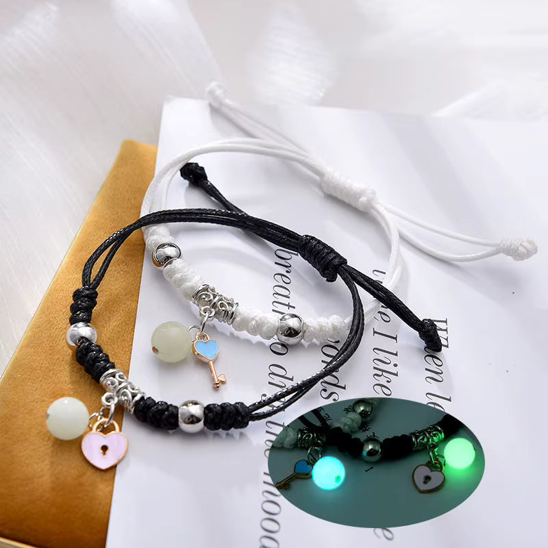 Set of 2 Luminous Bracelets for Couples