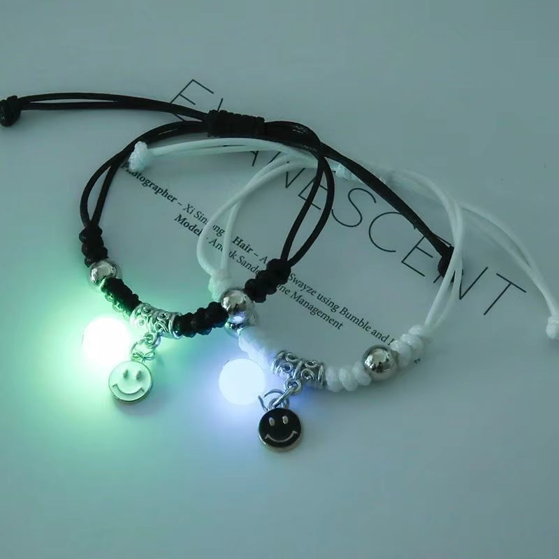 Set of 2 Luminous Bracelets for Couples