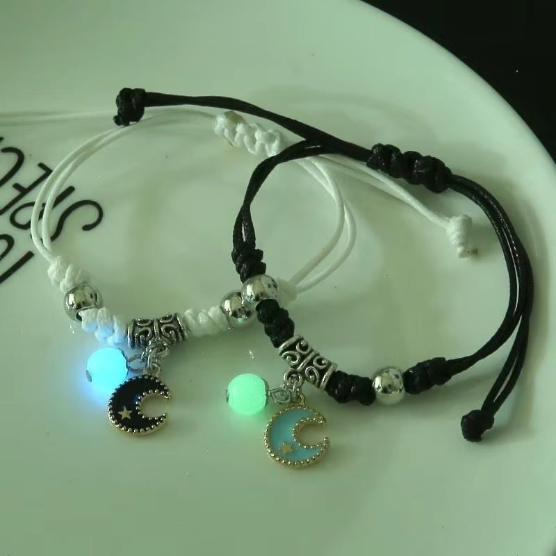 Set of 2 Luminous Bracelets for Couples
