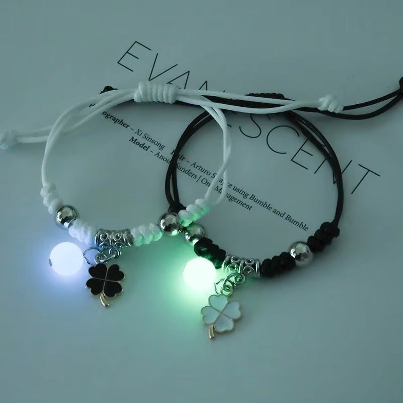 Set of 2 Luminous Bracelets for Couples