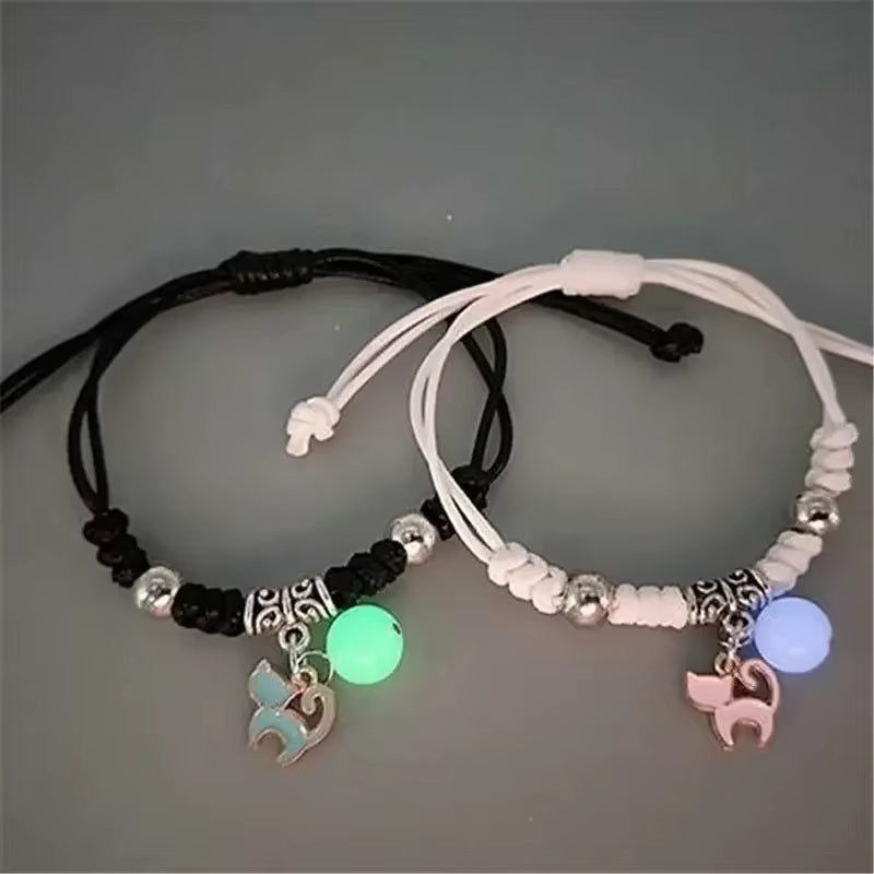 Set of 2 Luminous Bracelets for Couples
