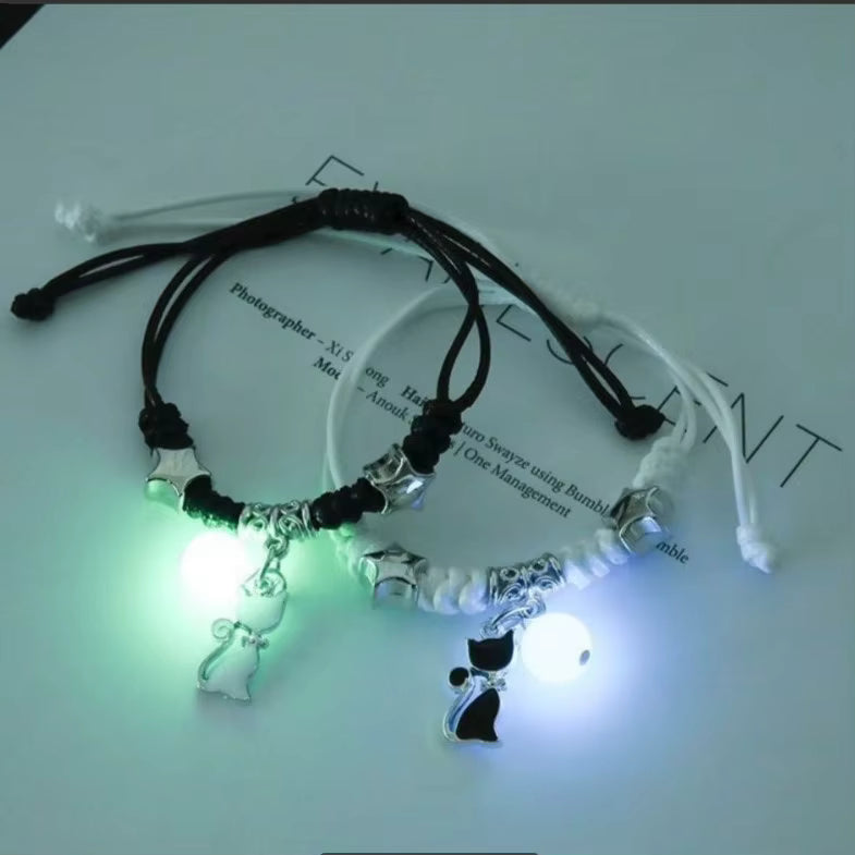 Set of 2 Luminous Bracelets for Couples