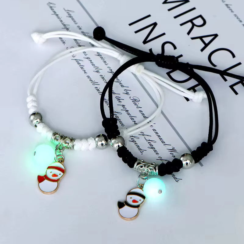 Set of 2 Luminous Bracelets for Couples