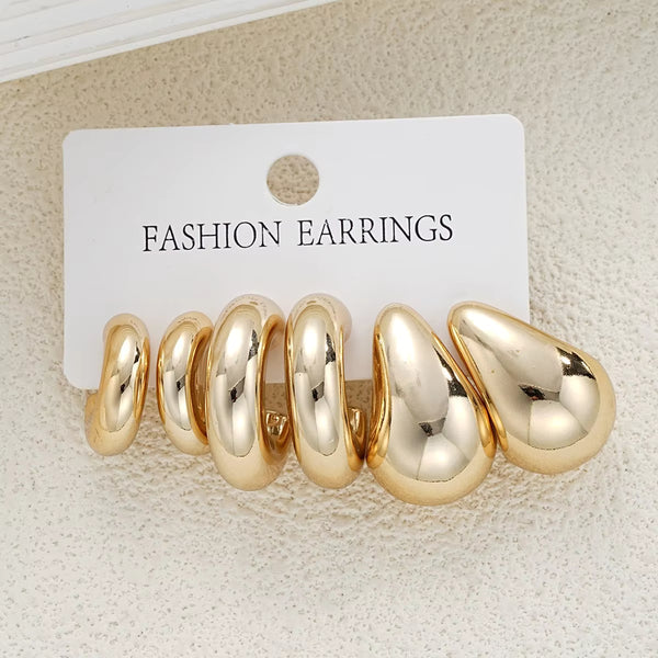 Aretes Vintage Gota de Agua