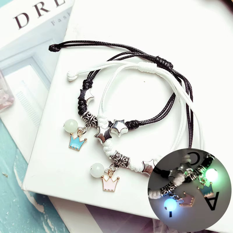 Set of 2 Luminous Bracelets for Couples