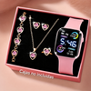 6 Piece Set: Watch, Necklace, Earrings, and Ring
