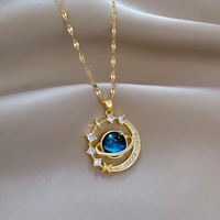 Sun and Moon Couple Necklace