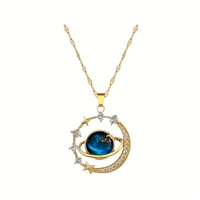Sun and Moon Couple Necklace