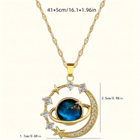 Sun and Moon Couple Necklace