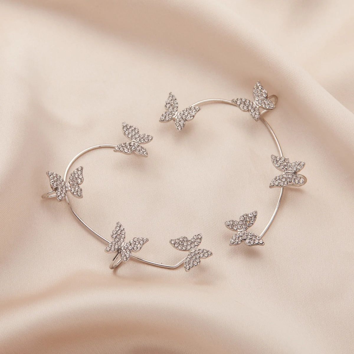 Korean Style Non-Piercing Butterfly Earrings
