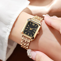 Set de Reloj y Pulsera con Esfera Romana