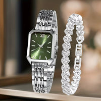 Set de Reloj y Pulsera con Esfera Romana